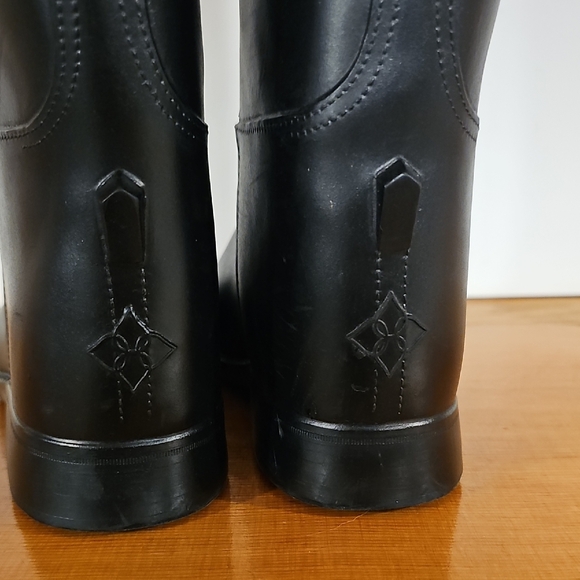 Black DAV Riding Boots - Picture 6 of 12